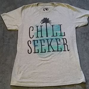 Ocean current chill seeker grey tshirt